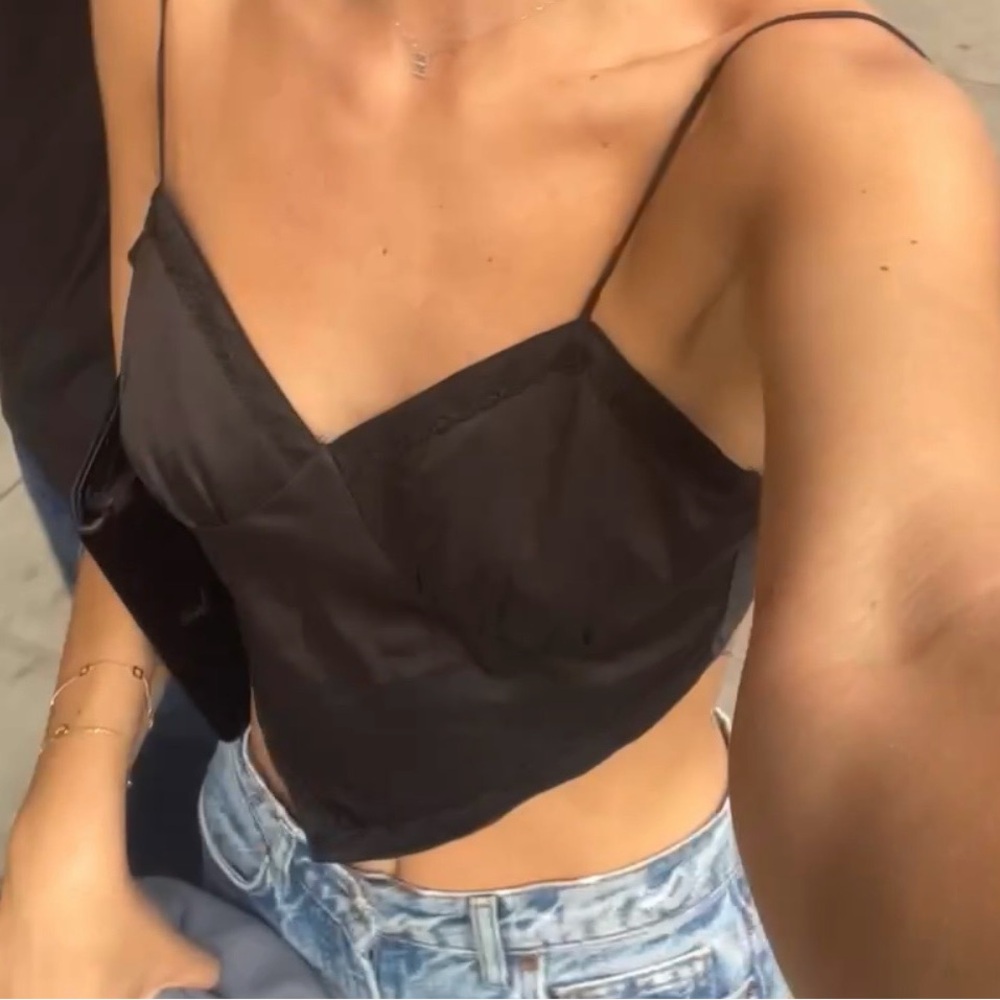 Silk Black Women's Top